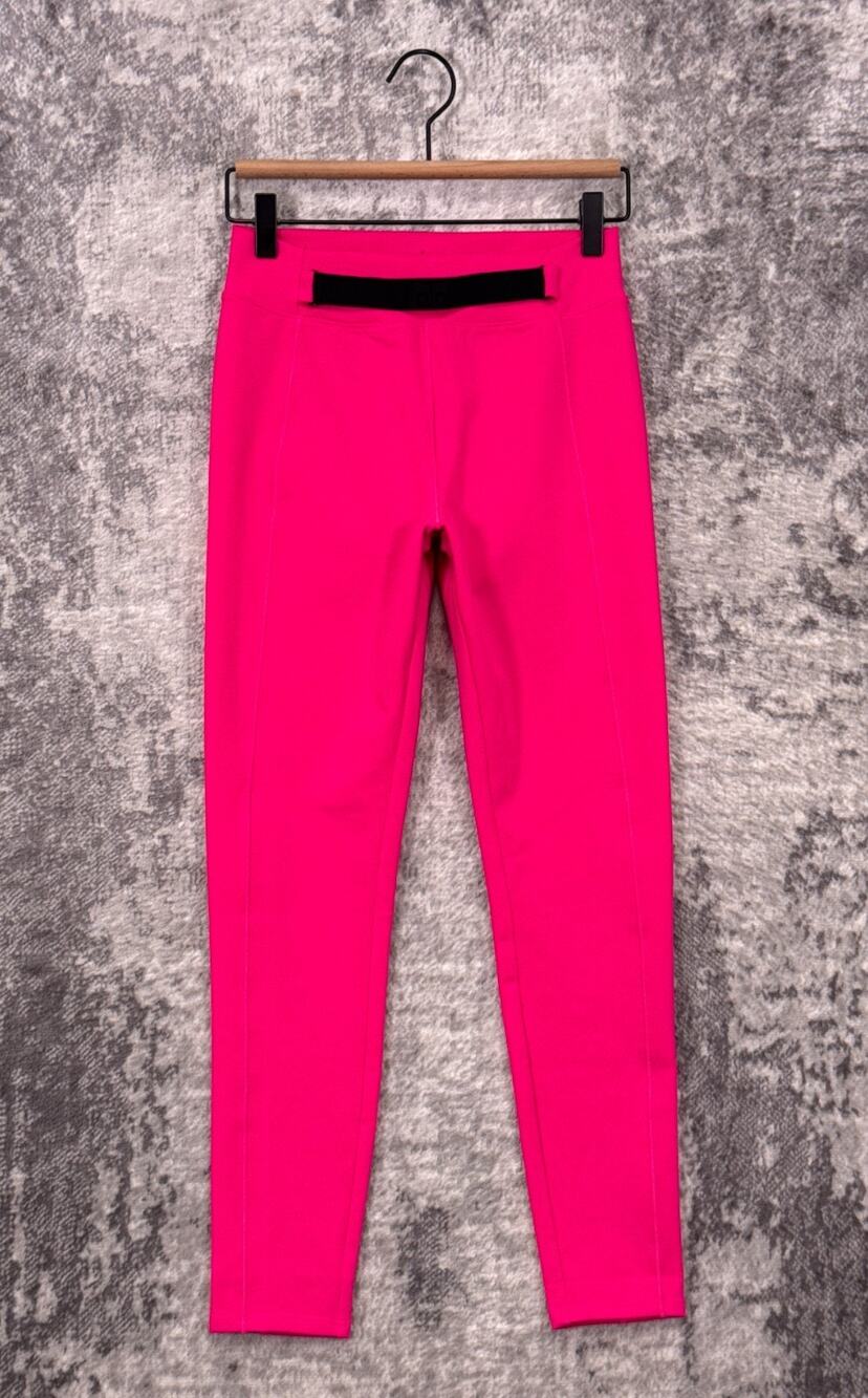 ALO Visionary Leggings Small Womens High Waist 7/8 Hot Pink
